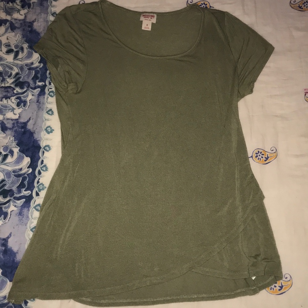 Mossimo small green t shirt